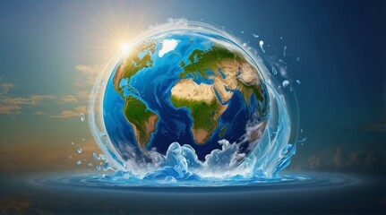 World Ozone Day Vector illustration for Poster banner