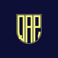 qap letter logo design