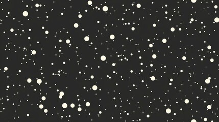 Black An illustration of a simple pattern of white dots