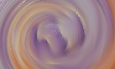 Abstract Swirling Vortex of Pastel Purple and Peach Hues - A Mesmerizing Digital Art Background for Creative Design