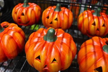 Halloween greeting card. pumpkin halloween