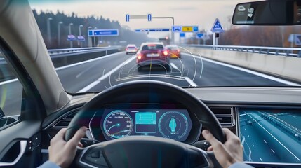 Autonomous Car Adjusting Speed with Radar Technology for Adaptive Cruise Control