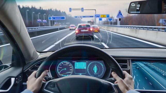 Autonomous Car Adjusting Speed with Radar Technology for Adaptive Cruise Control