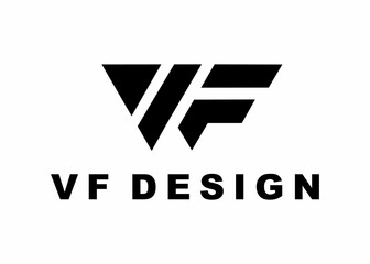 letter vf logo, design, Vector, illustration, creative icon, template