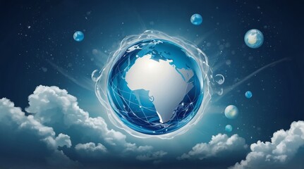 World Ozone Day Vector illustration for Poster banner