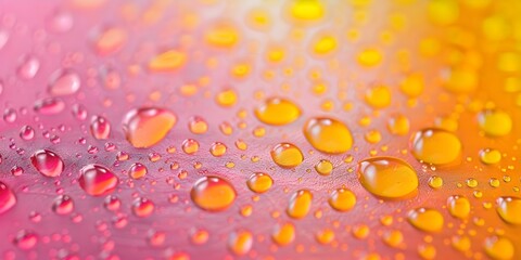 Captivating Image of Water Droplets, Vitamins, and Skin Cells in a Cosmetic Solution. Concept Cosmetic Photography, Water Droplets, Vitamins, Skin Cells, Macro Photography