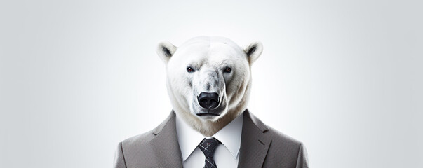 A Polar Bear in a Suit