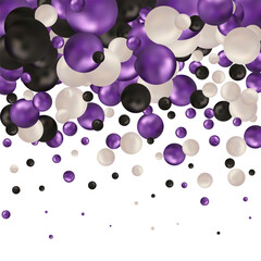 Abstract background with colorful bouncing balls, vector illustration and design. eps 10