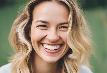 Fototapeta premium Mujer sonrisa .