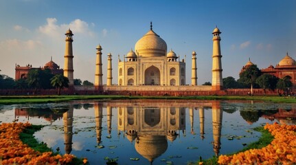 Fototapeta premium Background for india republic day celebration