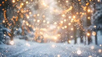 Christmas background with copy space for product presentation