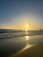sunset at the beach