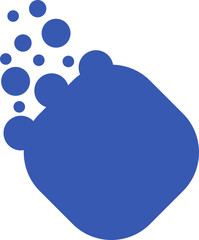 Blobs and globs logo design template