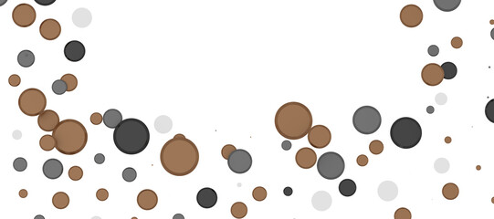 Joyful Deluge: Brilliant 3D Illustration Showcasing an Overflow of gold Confetti