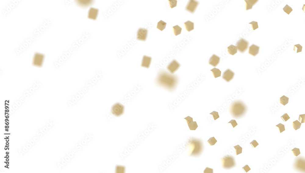 Poster abstract lines with dots over dark background.