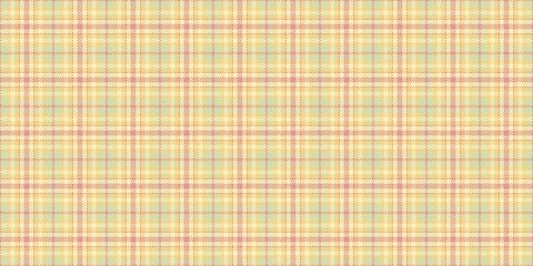 Pajamas check texture seamless, invitation plaid textile vector. Self background pattern tartan fabric in light and amber colors.