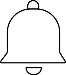 Notification bell icon. Alarm symbol. Incoming inbox message. Ringing bells. Alarm clock and smartphone application alert. Social media element. New message symbol flat style - stock vector.