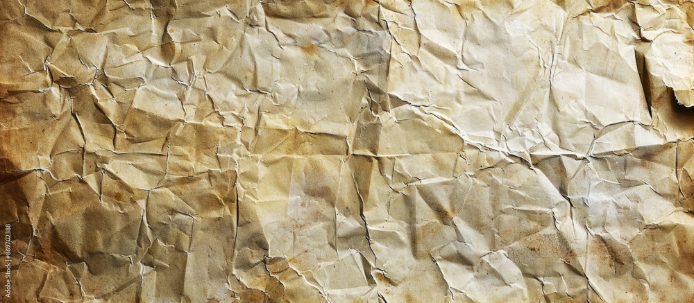 Poster Aged paper texture for use as a background with copy space image.