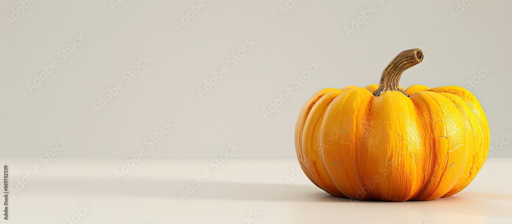 Poster a pumpkin with a copy space image.