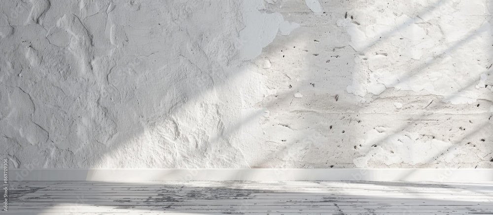 Aufkleber high-quality wallpaper with a vintage white textured wall design, ideal for displaying text with amp