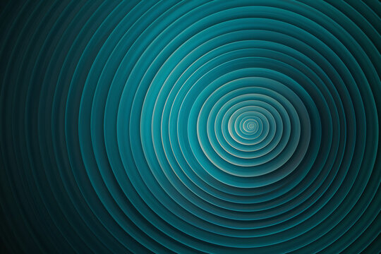 A background with a dark teal radial gradient gives a sophisticated and modern appearance. This color scheme starts with a deep teal hue in the center