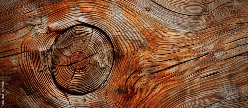 Poster Abstract brown wood texture creating a captivating background with copy space image.