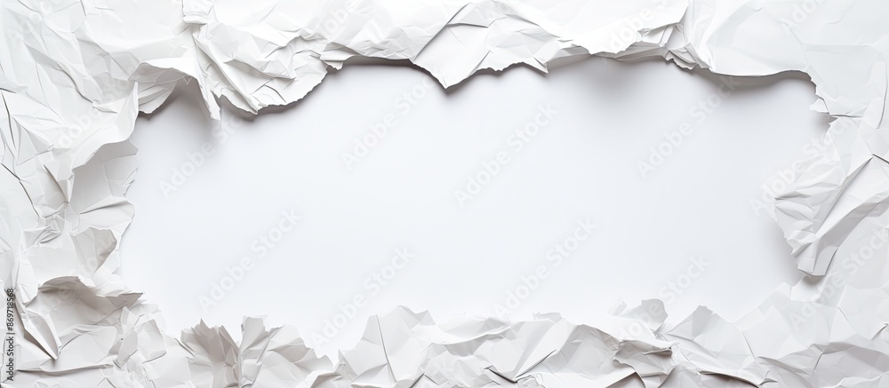 Aufkleber copy space image of torn paper on a white backdrop.