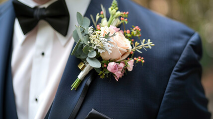 Secret Love: Bride's Memento in Groom's Boutonniere