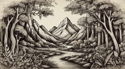 Hand drawn world art day background