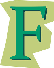 Letter Collage Element SVG
