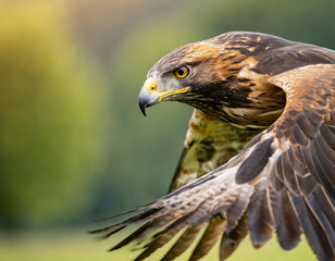 Fototapeta premium Latający jastrząb