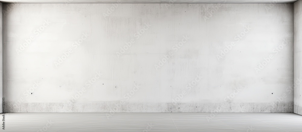 Leinwandbilder white cement or concrete wall with a simplistic design ideal for backgrounds, with an uncluttered lo