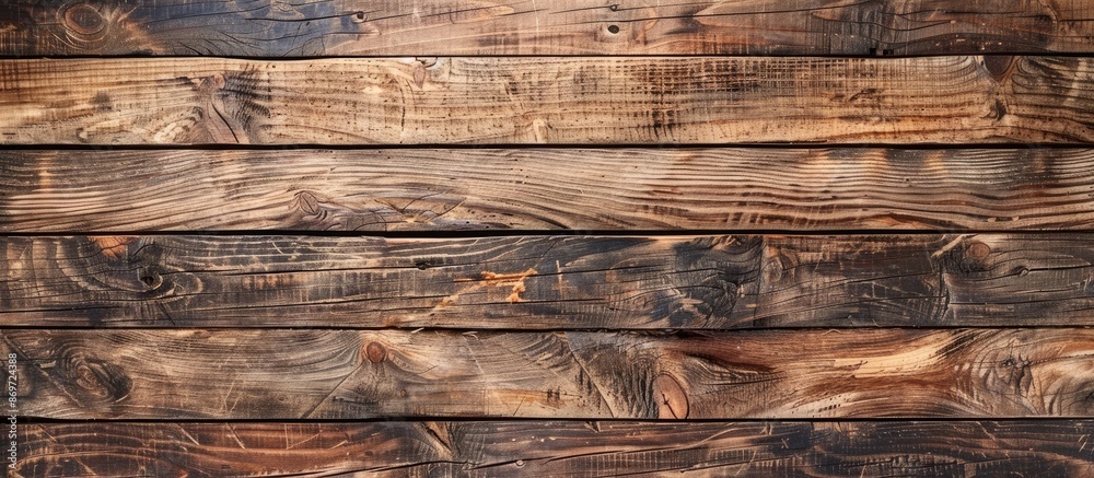 Poster Close-up of rustic wooden background with copy space image.