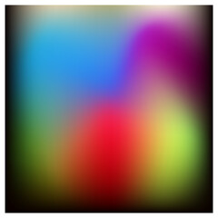 Obraz premium Purple, sky blue, red, lime, green and black combination gradient background design.