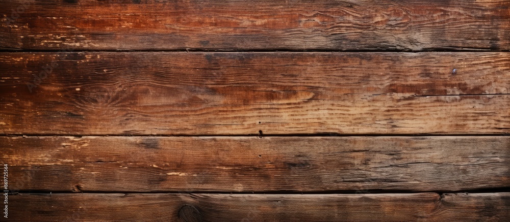 Poster Background with a textured pattern of aged wood, perfect for a copy space image.