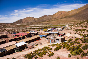 Resting place in the Atacama desert