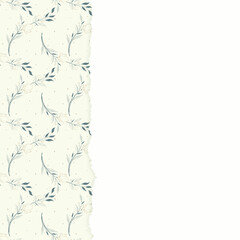 Naklejka premium Wedding background card decorative floral pattern. Thank you, rsvp, invitation elegant card