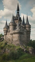 Fototapeta premium castle in the mountains