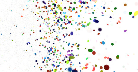  Sky confetti flying in the sky during Pride parade