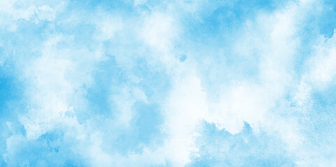 blue watercolor splash stroke background with clouds, blue watercolor gradient paint grunge sky clouds texture, seamless old Blue texture dark slate background, Abstract light blue watercolor.