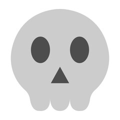 Skull Vector Flat Icon Design
