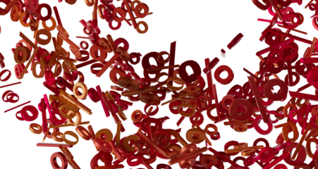 percent sign percentage icon interest rate