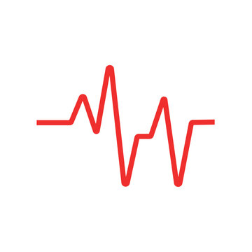 recommend clip art: pulse line vector template on white back. Art design health medical heartbeat pulse vector template. Heart pulse. Red and white colors. eps10