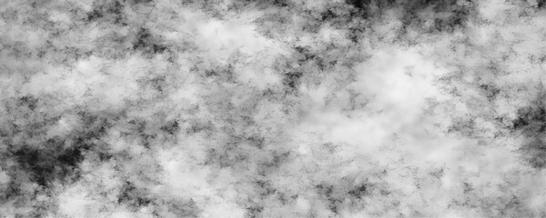 Grey abstract background with scratches polished and smooth marble texture. Abstract smoke on black and Fog background. Abstract old and grainy Black grey Sky with white cloud. white paper texture