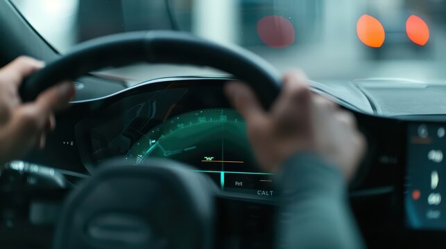 Cars equipped with augmented reality windshields that project realtime navigation
