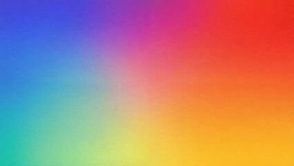Abstract blurred gradient background in bright colors, colorful smooth illustration, 16:9 with copyspace, 300 dpi