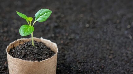 Paper embedded with fruit seeds can be planted after use, turning waste into nutritious produce, combining recycling with urban farming, with copy space