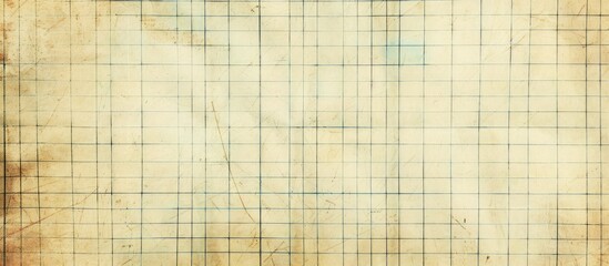 Grid paper texture with a vintage feel, suitable for background or design projects with copy space image.