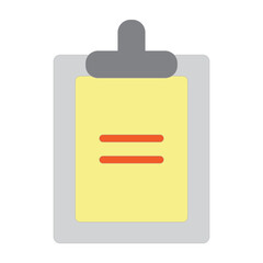 Clipboard Vector Flat Icon Design