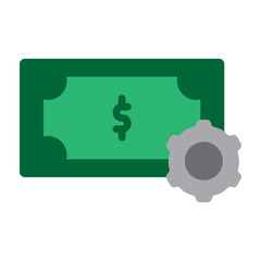 Money Management Vector Flat Icon Design